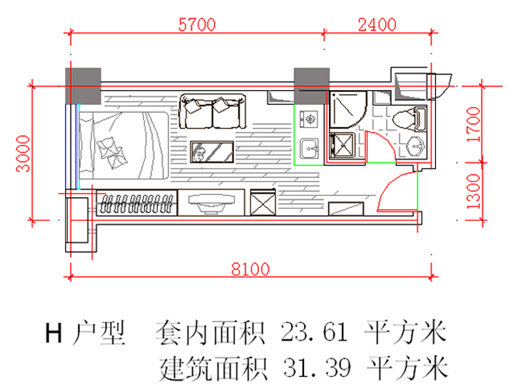 通常在户型图上，会标出建筑面积是多少